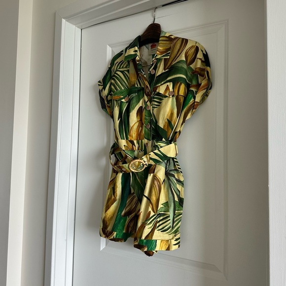 Farm Rio Yellow Bananart Romper - Picture 4 of 9